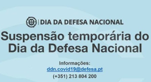 Imagem SUSPENSÃO DO DIA DA DEFESA NACIONAL   
